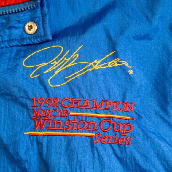 JEFF GORDON VINTAGE CHASE AUTHENTIC 1998 NASCAR WINSTON CUP CHAMP BOMBER SIZE XL - Picture 4 of 8